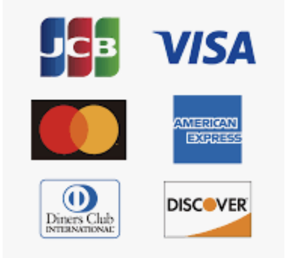 各種クレジットカードがご利用可能です。