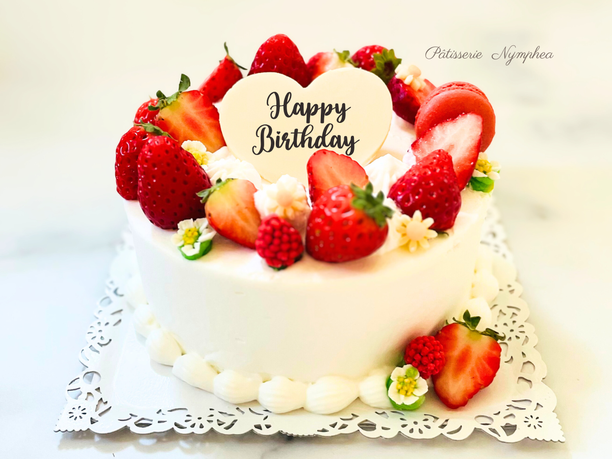 今年のバースデーケーキのご予約は12/7(日）が最終締切日です。