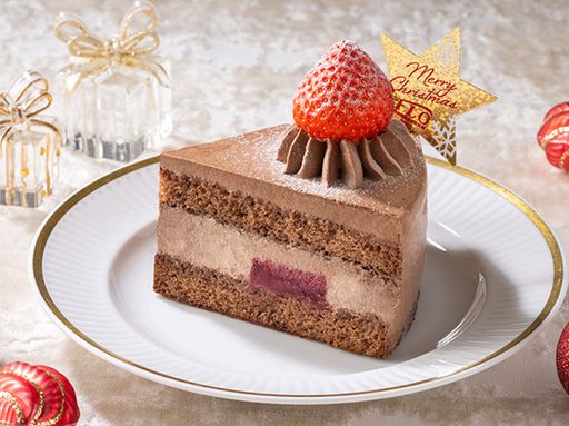 Xmas苺のチョコショートケーキＣ