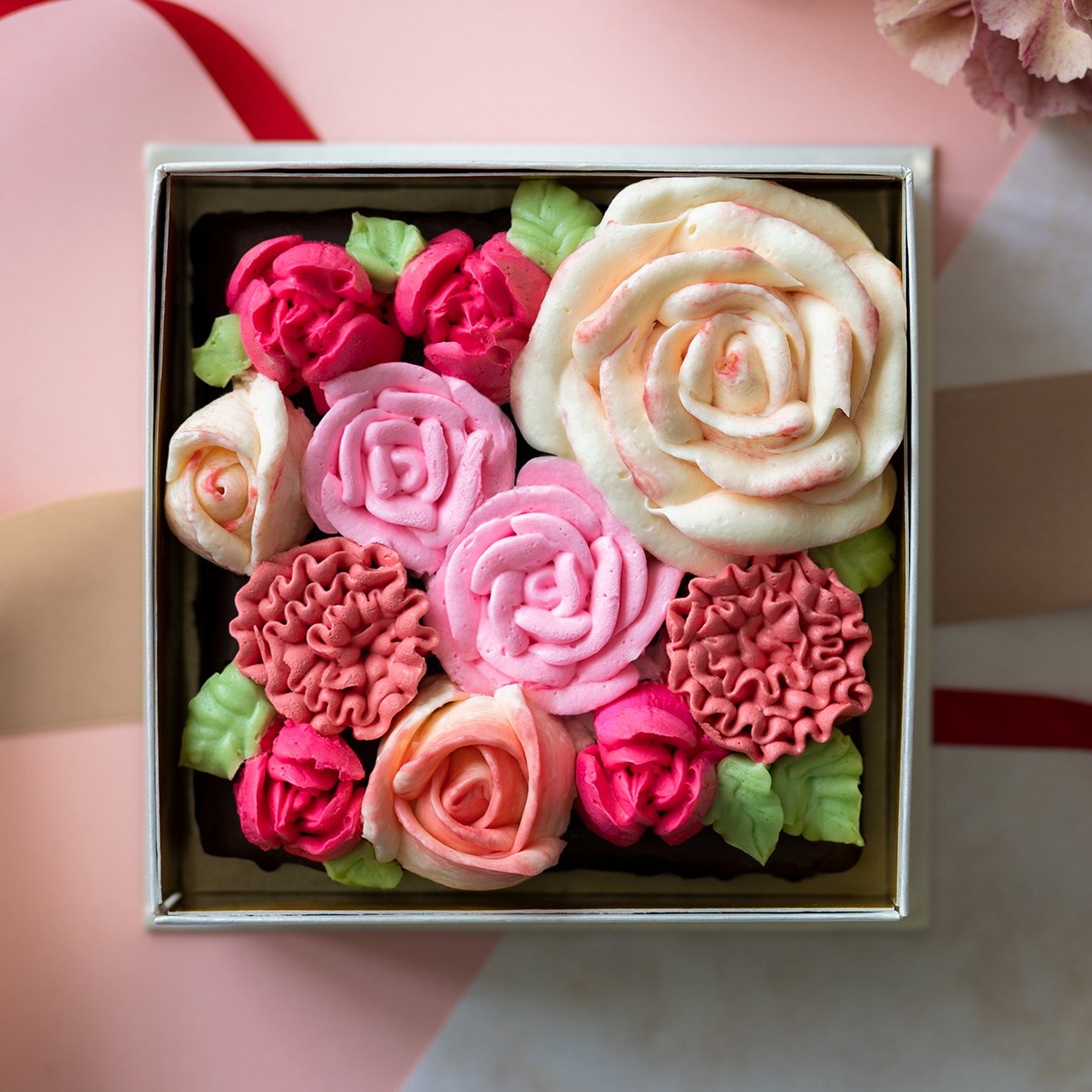 Flower Cake Box │母の日 生チョコレートケーキ【京都店】