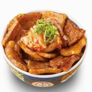 炭火キムチ豚バラ丼〈肉特盛〉Kimchi Pork Belly Bowl