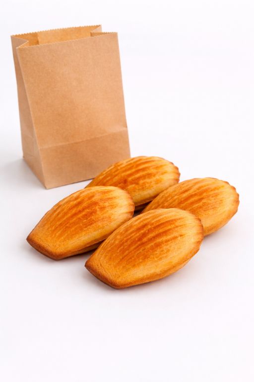 レモン香る バターとはちみつのマドレーヌ