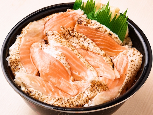 65.焼きハラス丼(Grilled Harasu bowl)