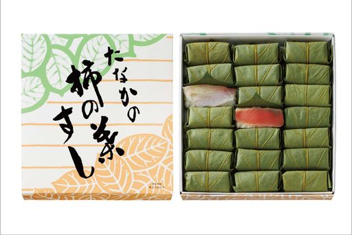 柿の葉すし 紙箱  さけ・たい 詰合せ 21個入り