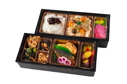 【小豆】さば塩焼と京おばんざいのお弁当