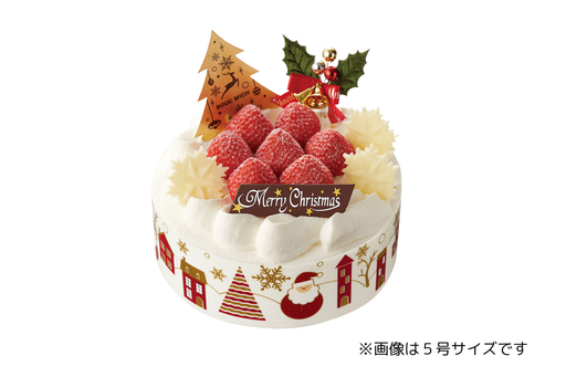 クリスマス・苺ショートケーキ〈8号〉