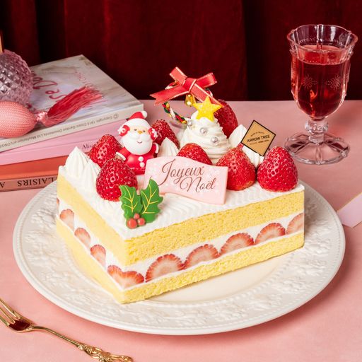 X'mas 空浮いちごのショートスクエア(L)