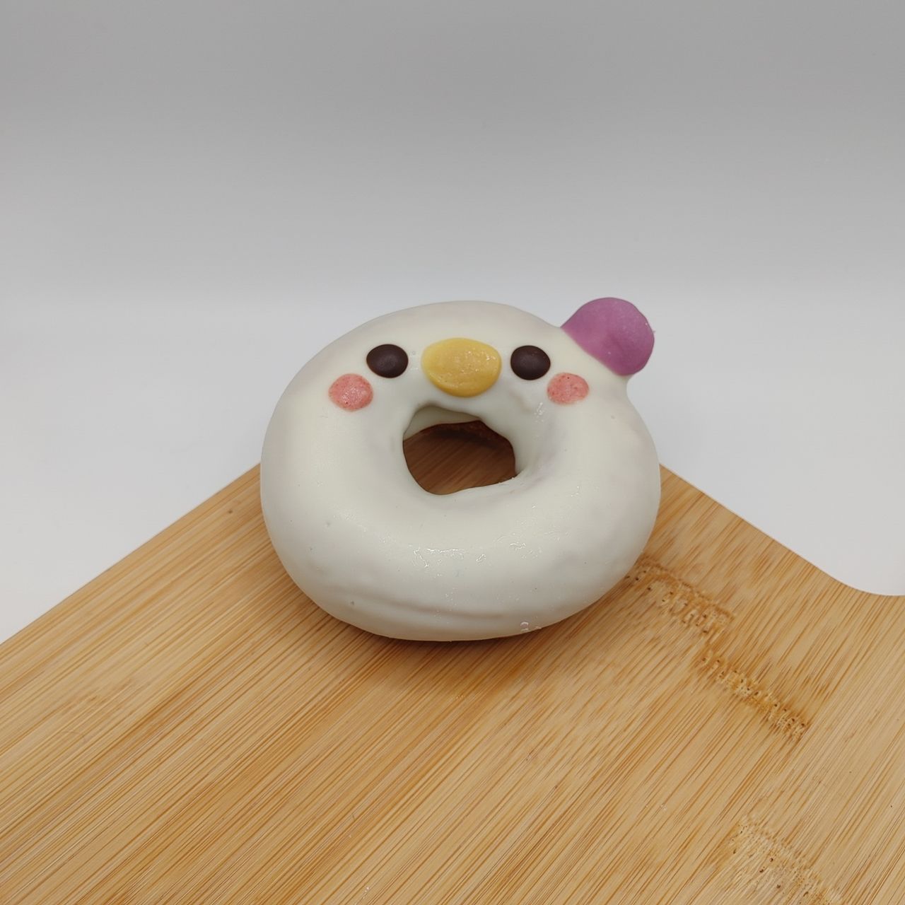 クリスマスドーナツ:ゆきだるま