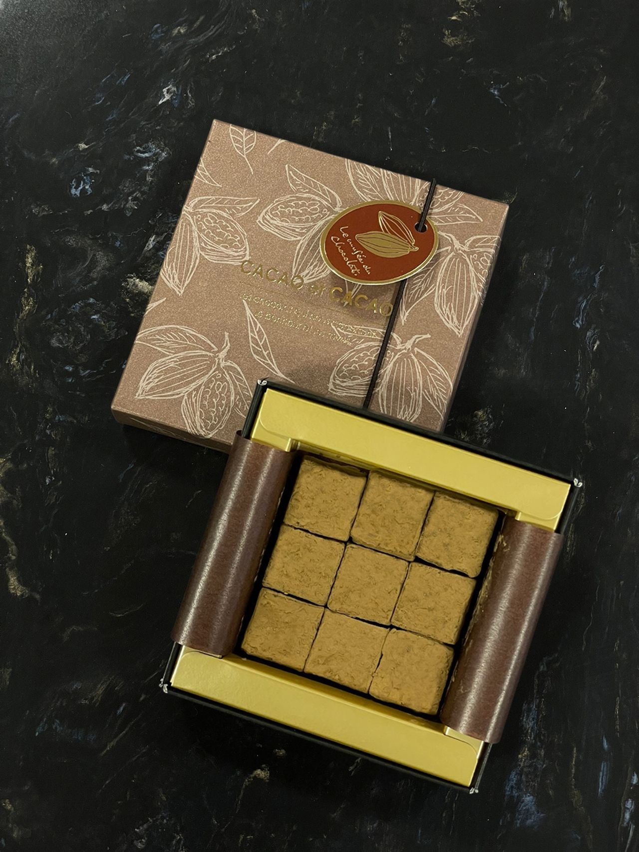 C　生チョコ（ほうじ茶）９入