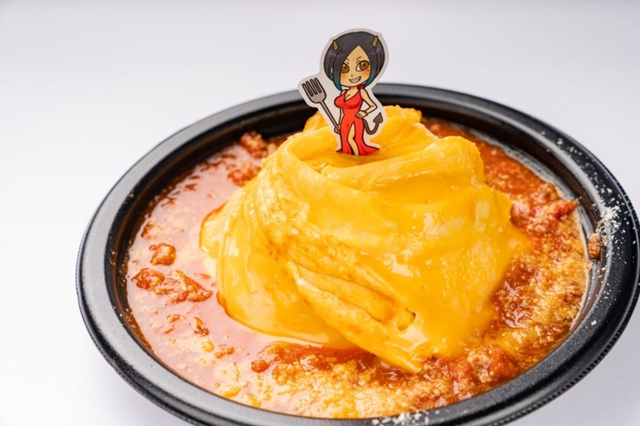 お肉の旨味タップリなデミグラスソースのオムレツ姫