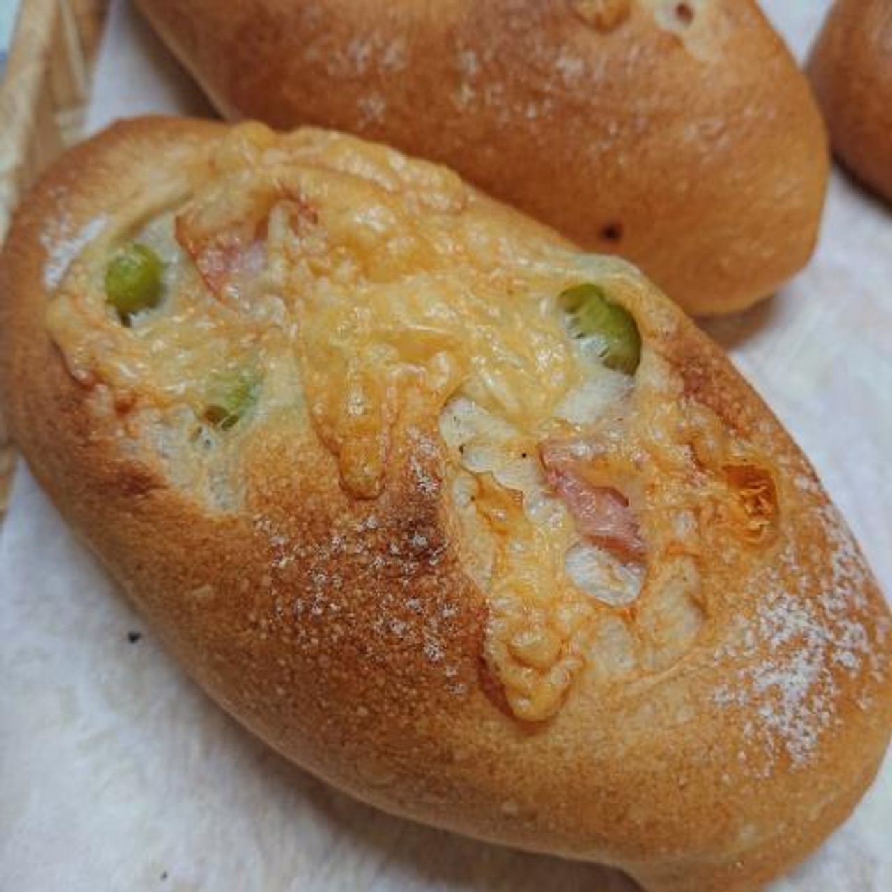 枝豆とベーコンフランス