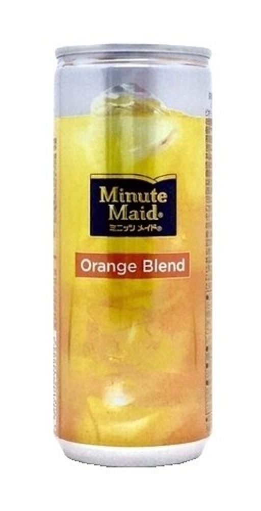 Minute Maid.オレンジジュース100% (250ml 缶)