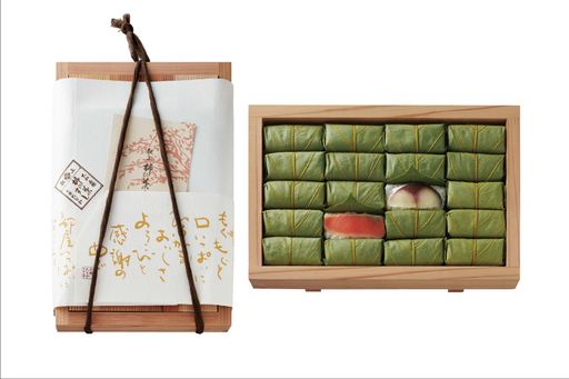 柿の葉すしさば・さけ詰合せ ２０個詰 特製木桶