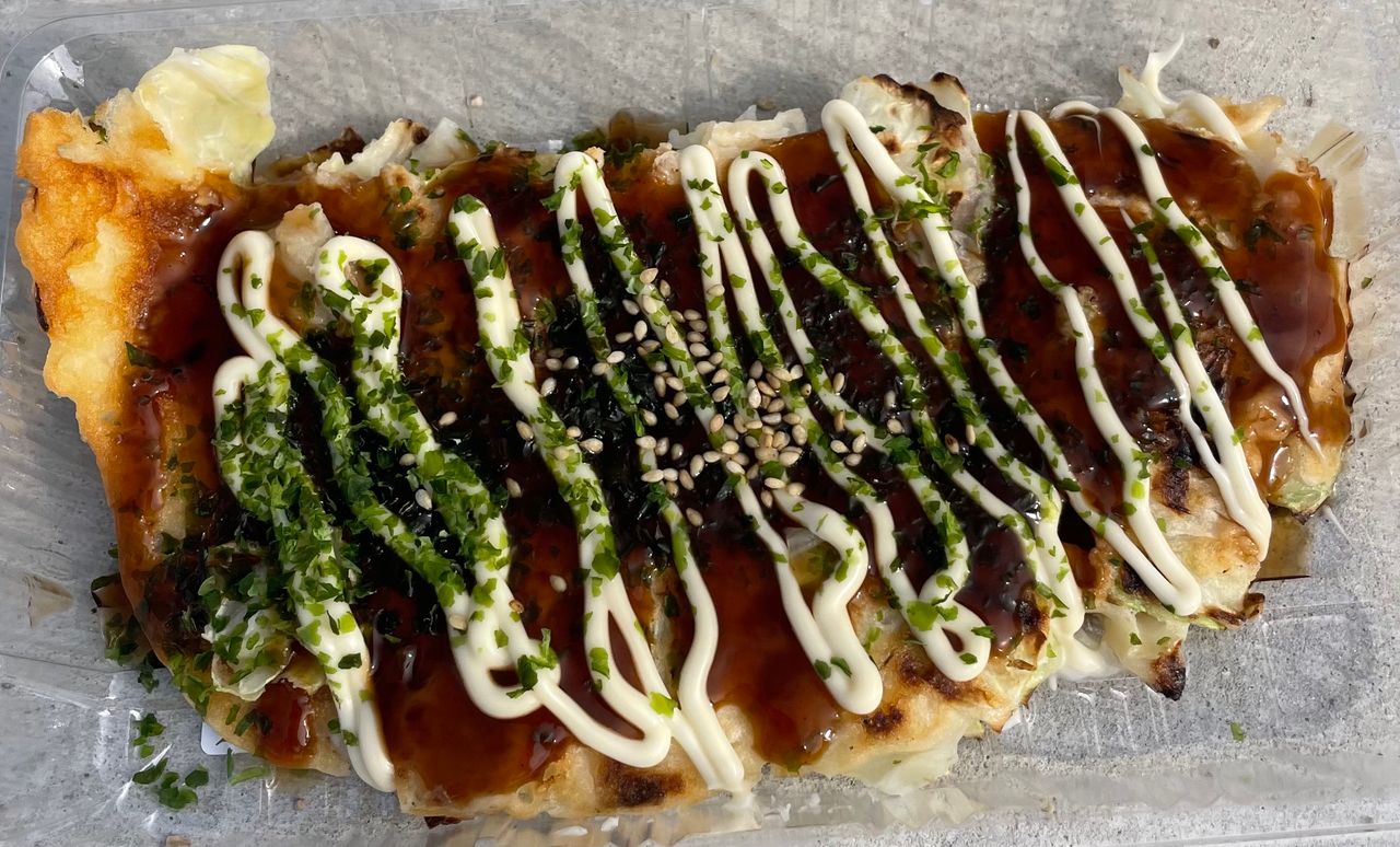 米粉のお好み焼き /  Rice flour okonomiyaki