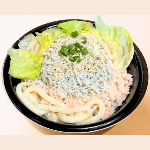 【てんこ盛り冷やしサラダうどん】29.シラスてんこ盛り