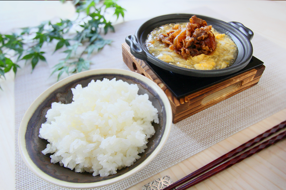 京のあんかけ焼肉丼の銀シャリ弁当