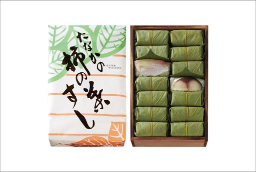 柿の葉すし 木箱  さば・たい 詰合せ 28個入り