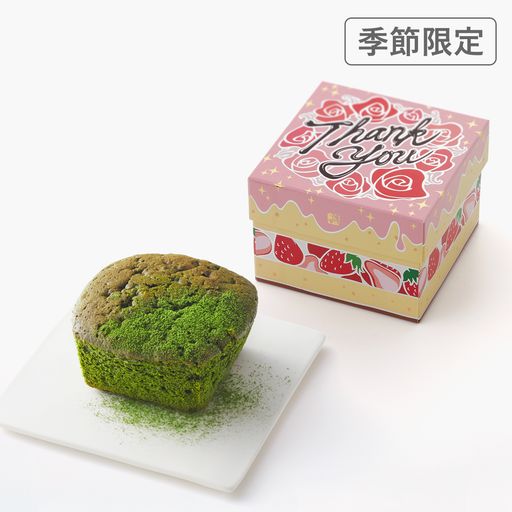 たねやカステラ 抹茶　1個入 Thank you［73134］