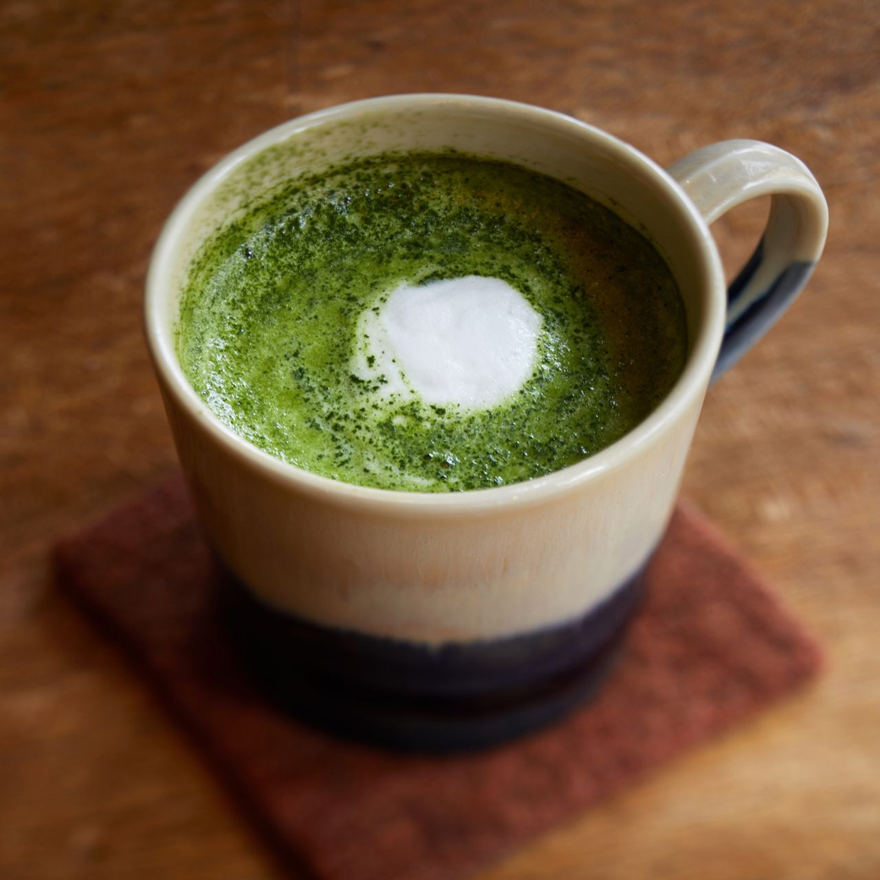 ホット抹茶ラテ