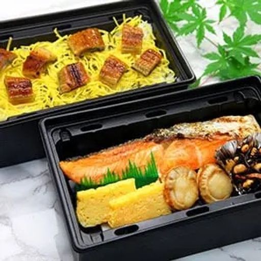 【温まるJet Chef弁当】金の厚切り紅しゃけと鰻めしのダブル重（大根おろし付き）