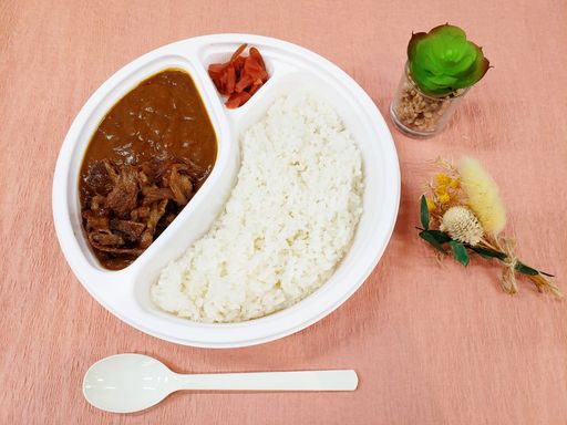 時代屋の牛肉入りカレーライス弁当（大盛り）