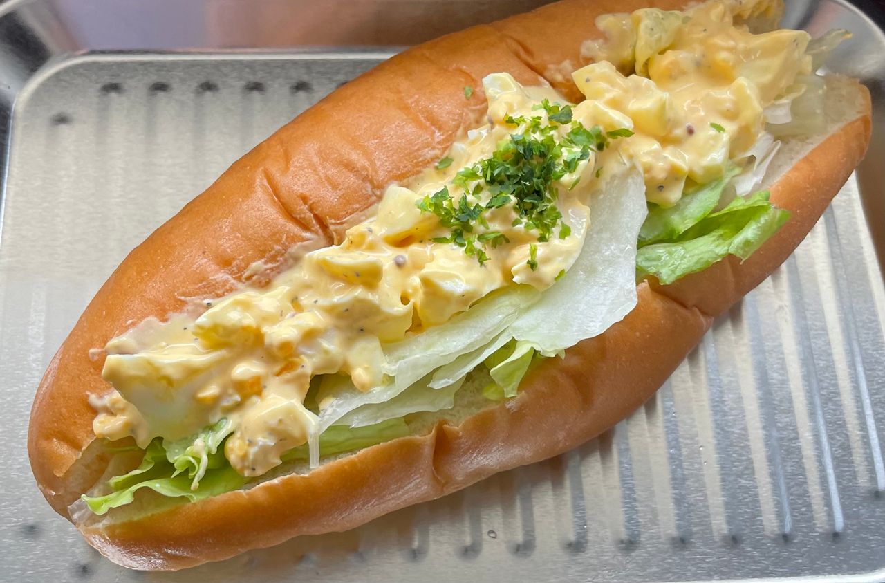 昔ながらの卵パン /  Old-fashioned egg bread