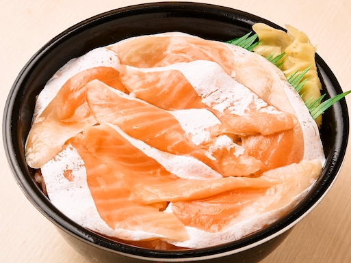 60.トロサーモン丼(Toro salmon bowl)