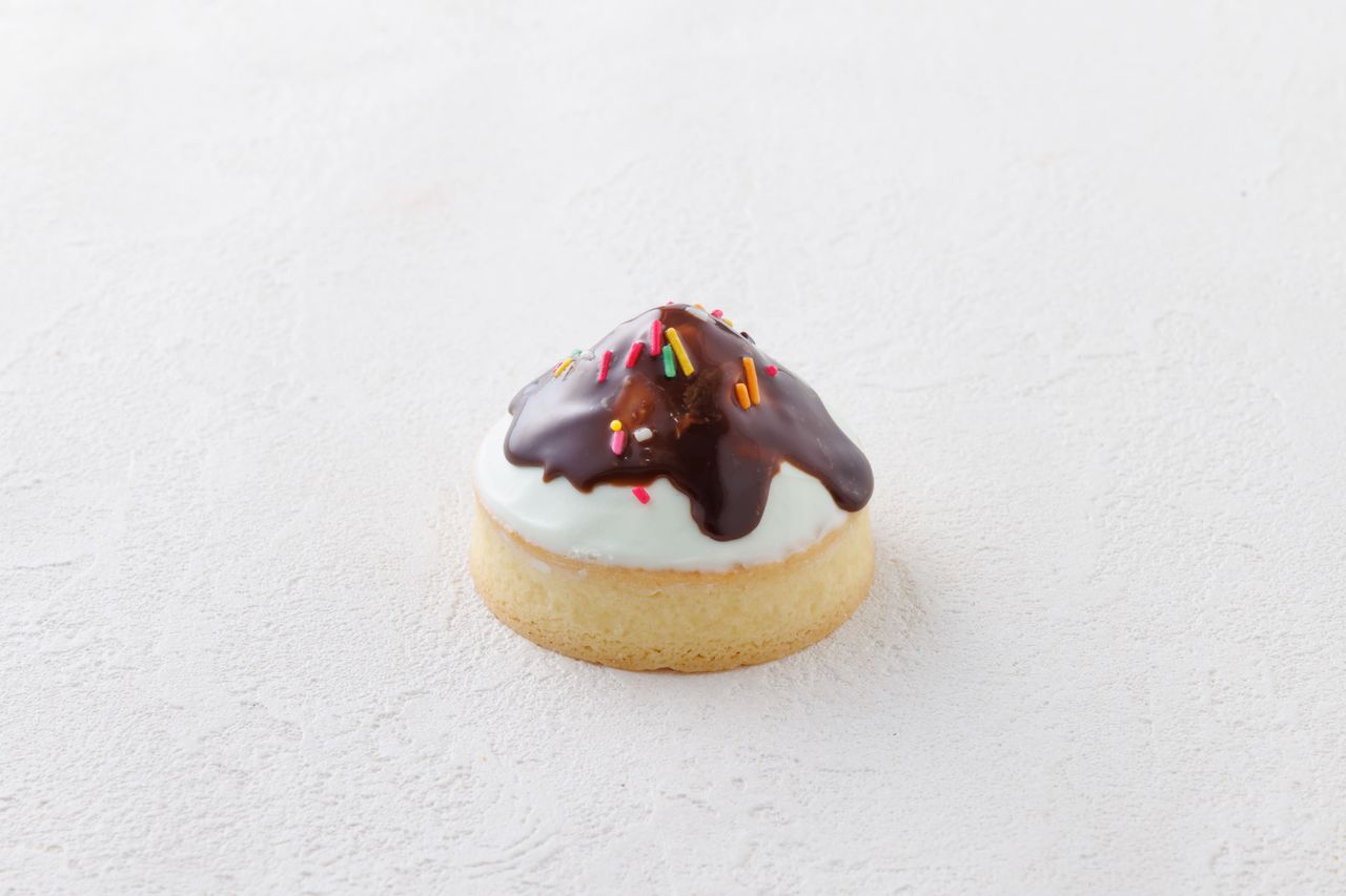 チョコミントタルト