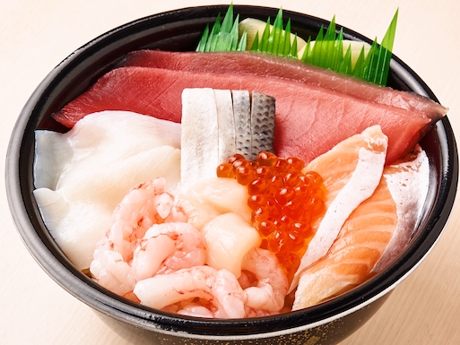 1.海の幸丼(Seafood bowl)