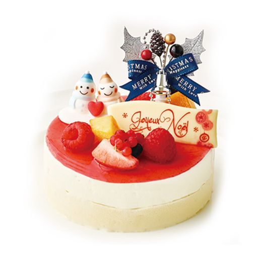 【クリスマスケーキ】【アイスケーキ】フリュイグラッセ・ノエル　4号