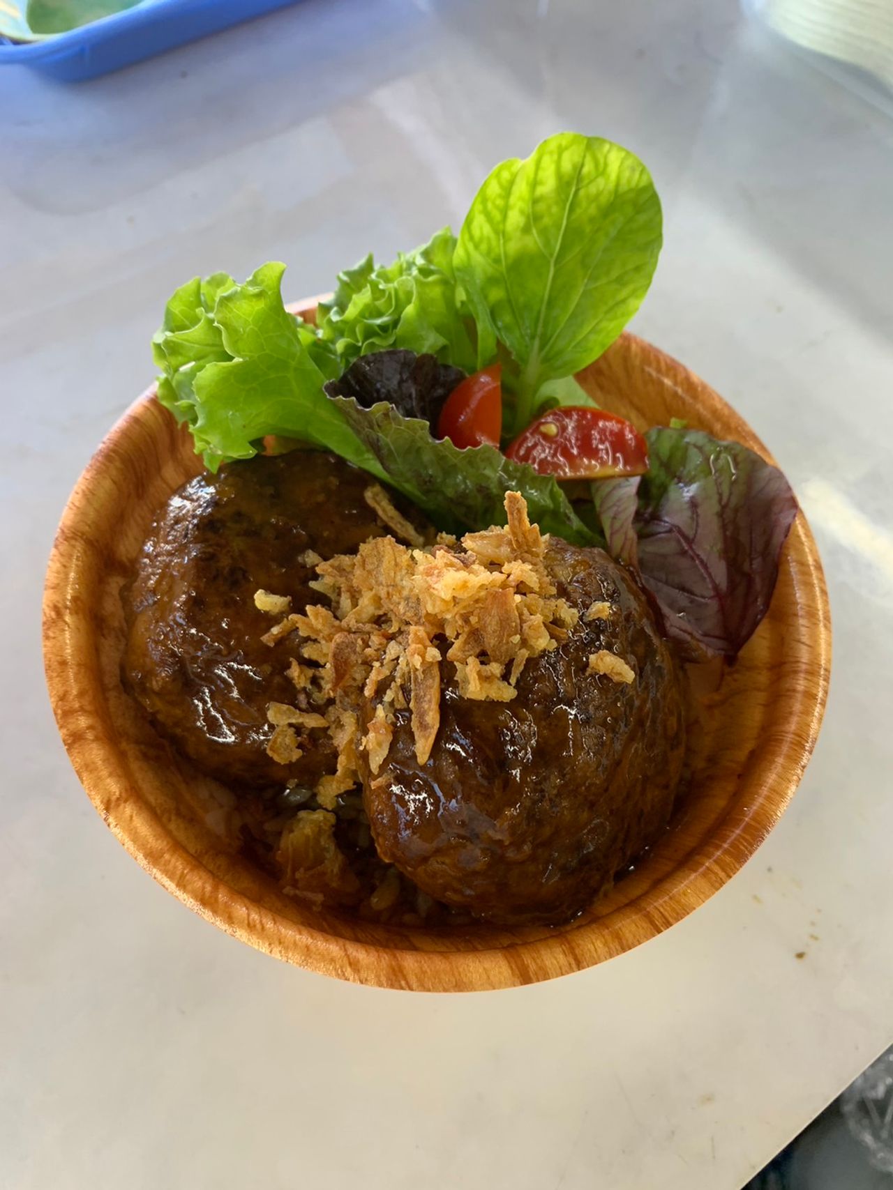 ダブルハンバーグ丼