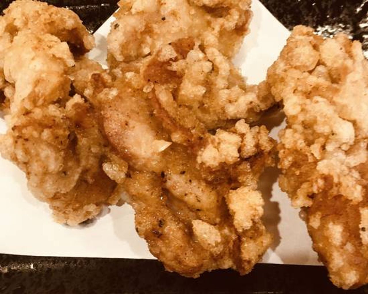 唐揚げ4コ 4 fried chicken