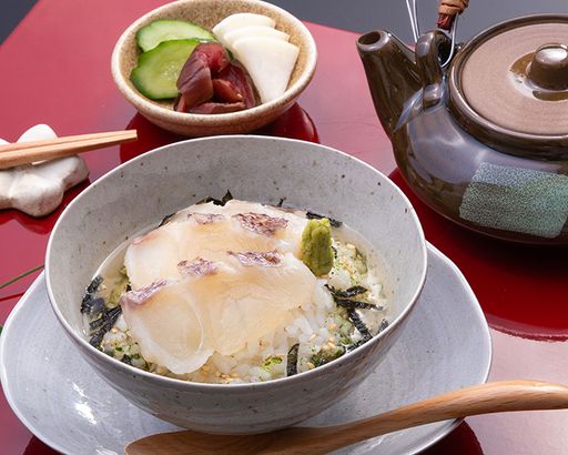 冷凍ミールパック|鯛を味わう鯛茶漬け|宇治抹茶・薬味つき