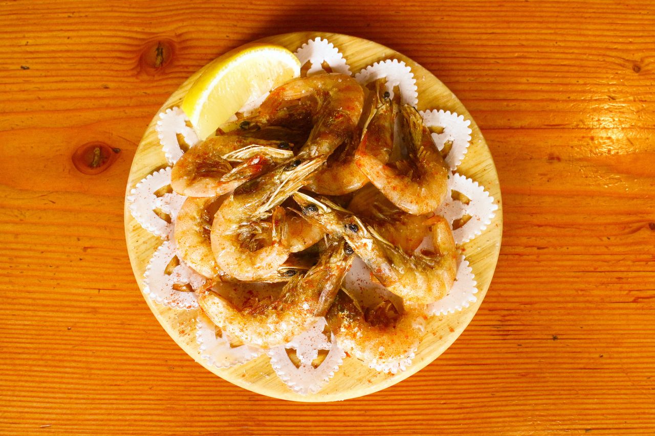 小エビの唐揚げ