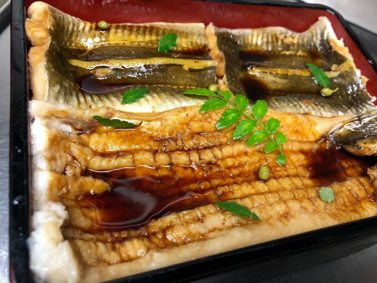 相盛り穴子重（特上）