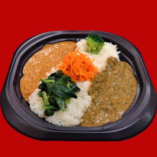 Wカレーライス　W　Curry　Rice