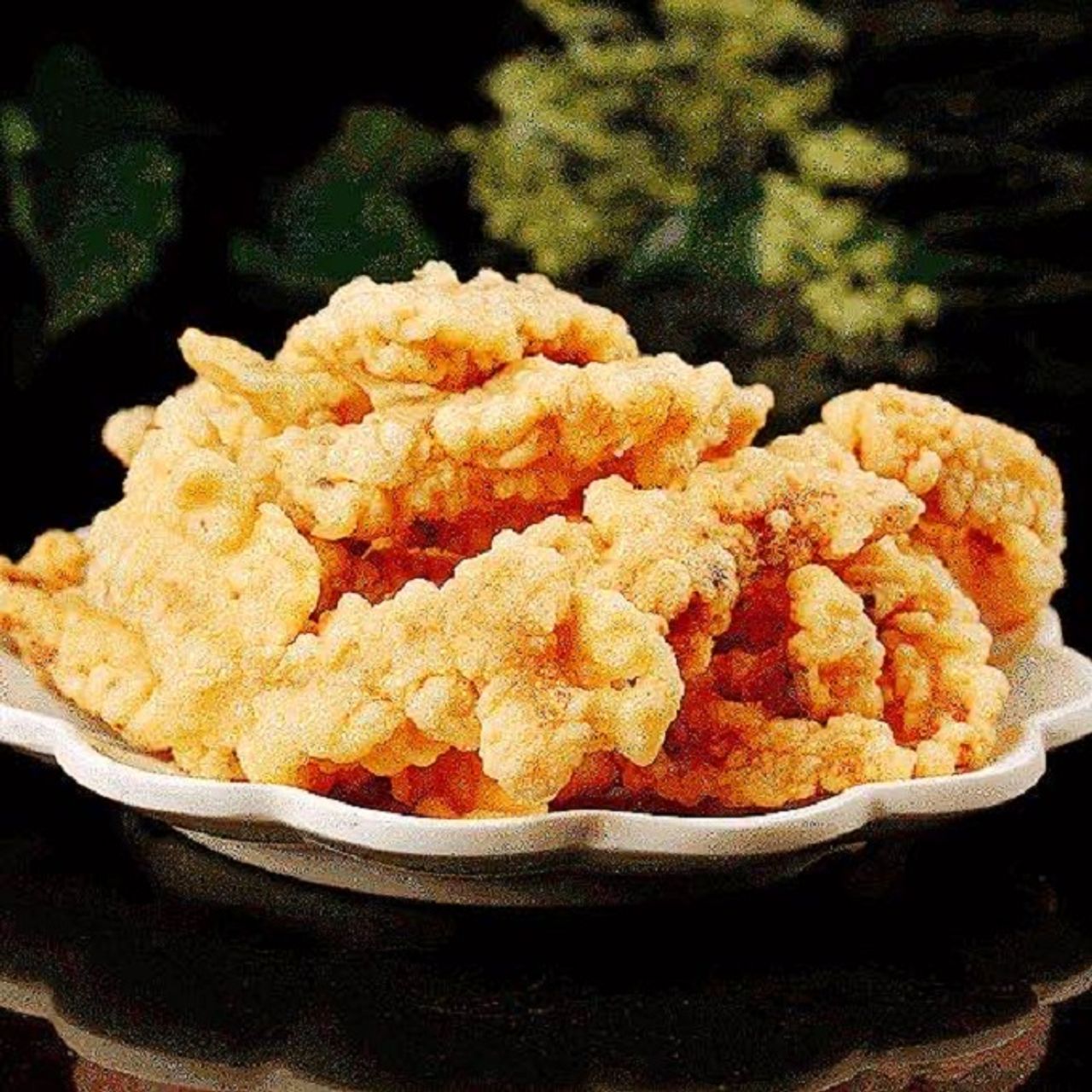 豚バラ肉の揚げ物。炸酥肉