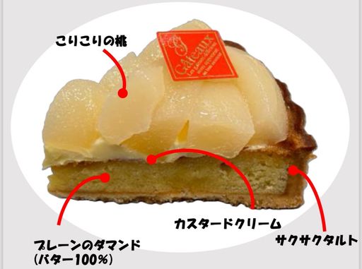 【数量限定】ごろっと白桃タルト