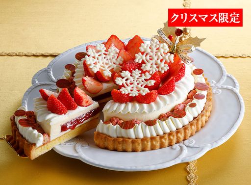 12/24-12/25お渡し　苺づくしのパーティータルト	21㎝