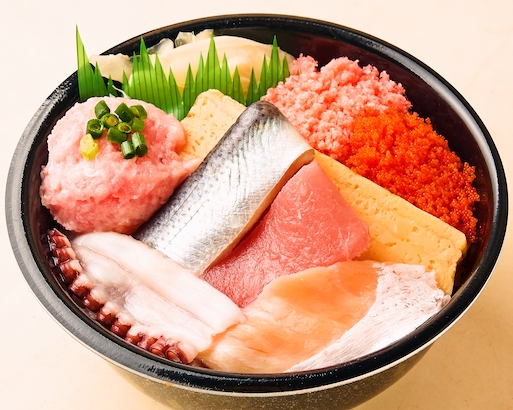 10.さざなみ丼(Sazanami bowl)