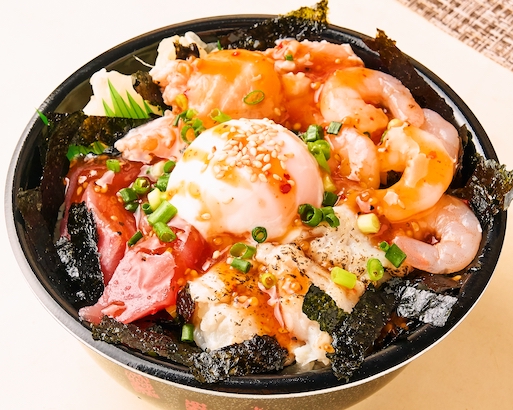 143.韓国海苔玉丼(Korean seaweed ball bowl)