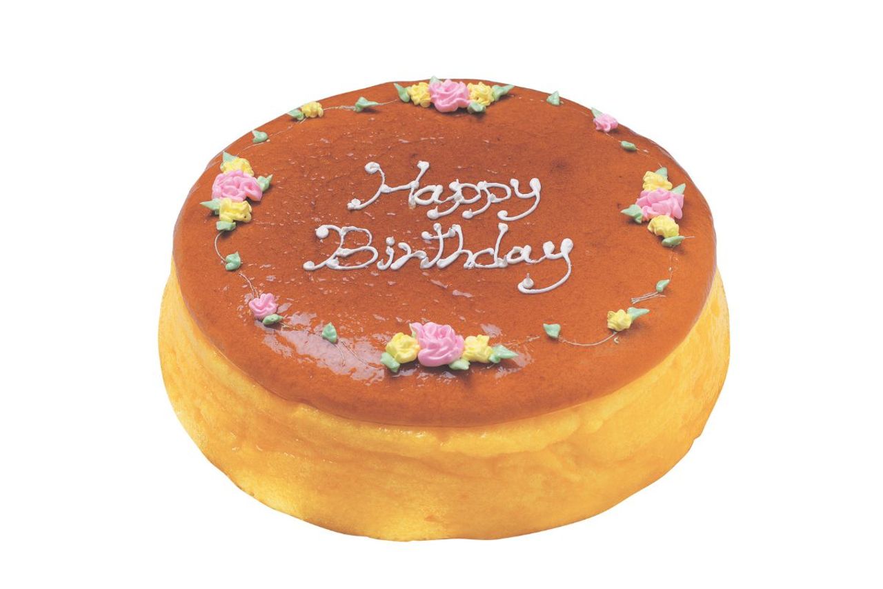 お花デコチーズケーキ