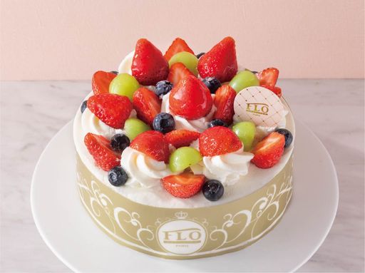 【ご予約限定商品】FLOの苺のスペシャルショートケーキ 15cm ＜ホール＞