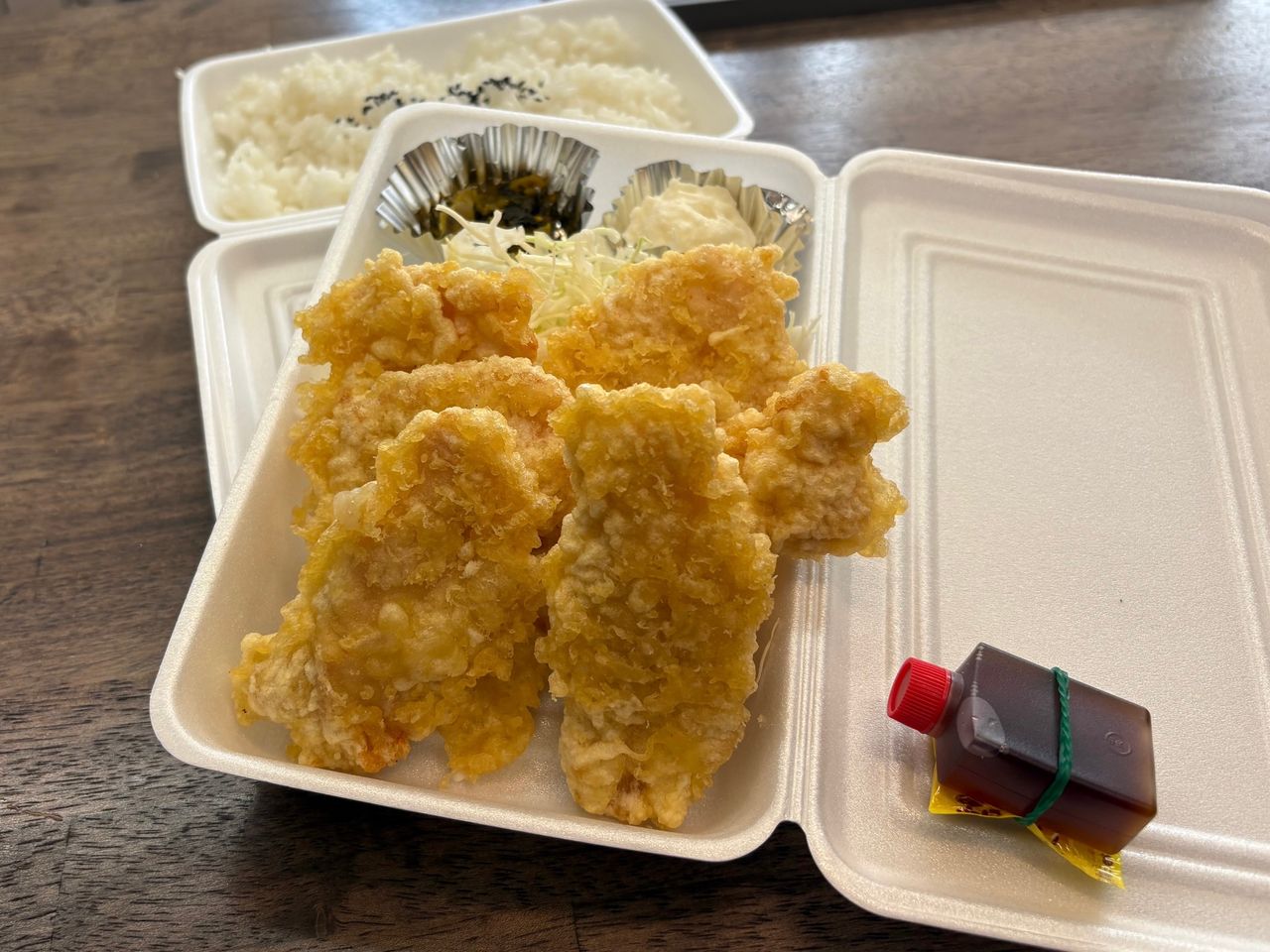 とり天弁当