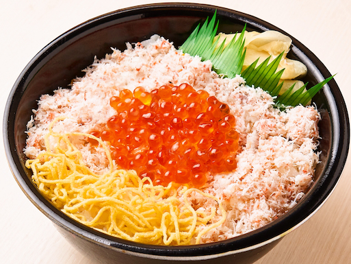 103.カニフレークいくら丼(Crab flake salmon roe bowl)