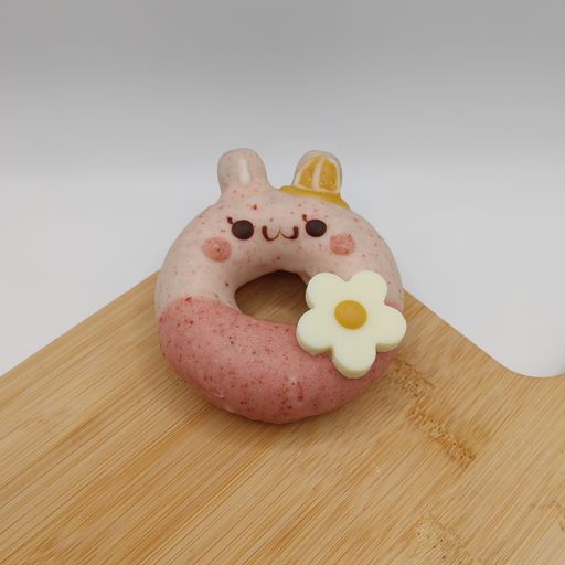 お祝いドーナツ:ストロベリー(4/4.5.6.8.9.10)