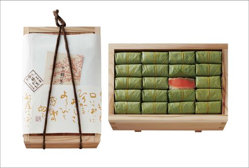 柿の葉すし さけ ６０個詰 特製木桶