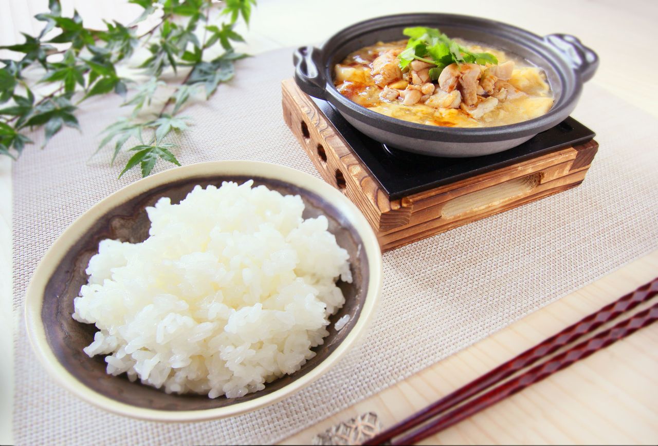 京のあんかけ親子丼の銀シャリ弁当