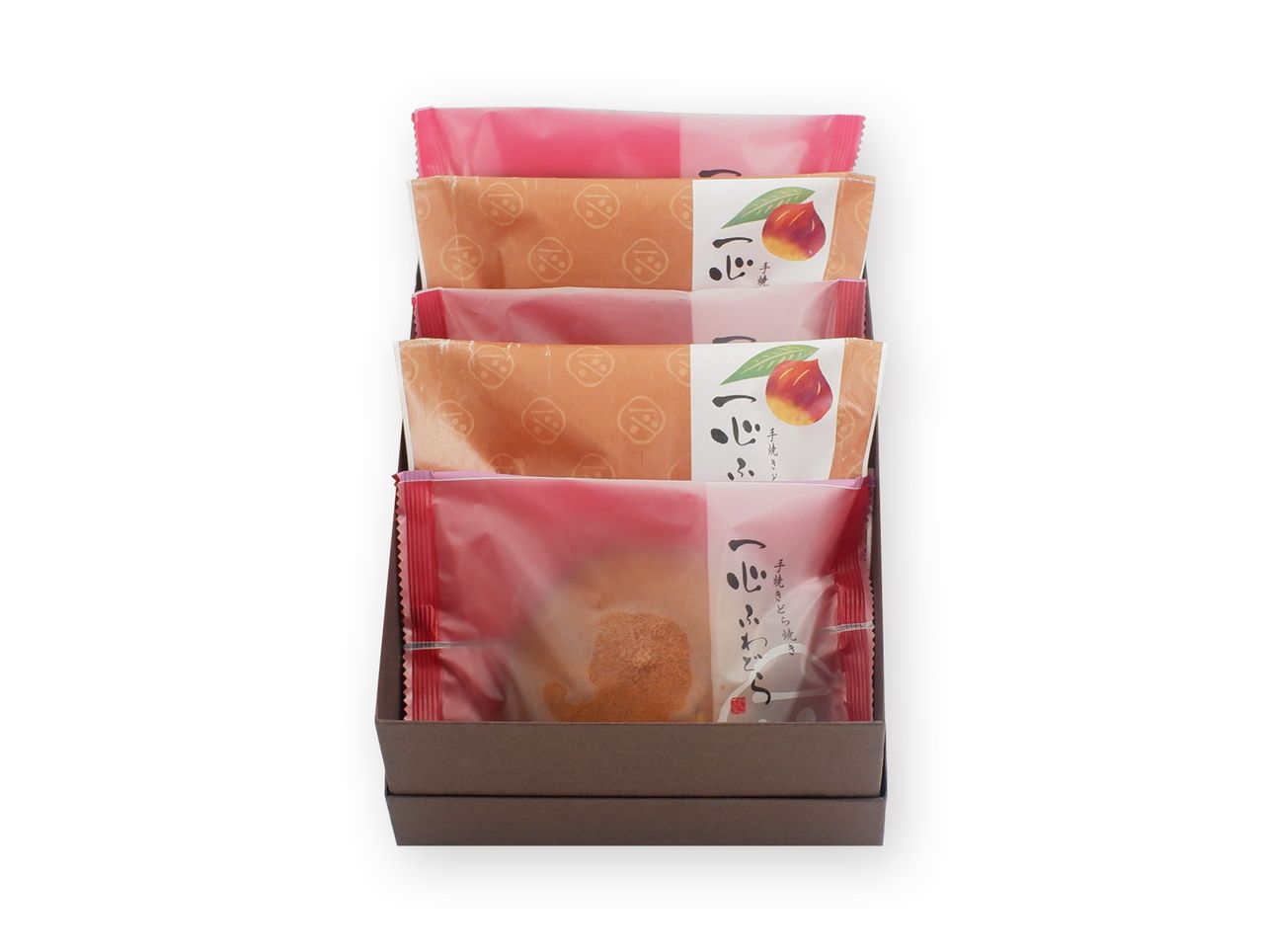 一心ふわどら5個入（赤粒あん・栗あん）