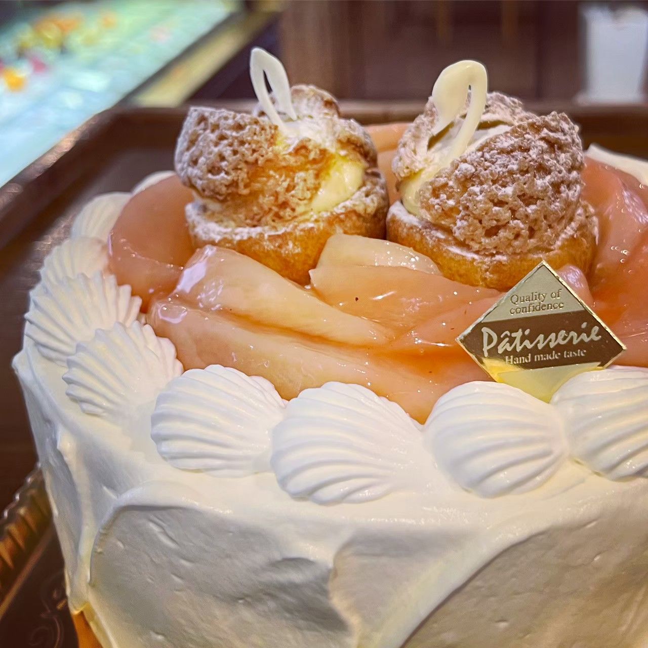 もものショートケーキ（グルテンフリー）